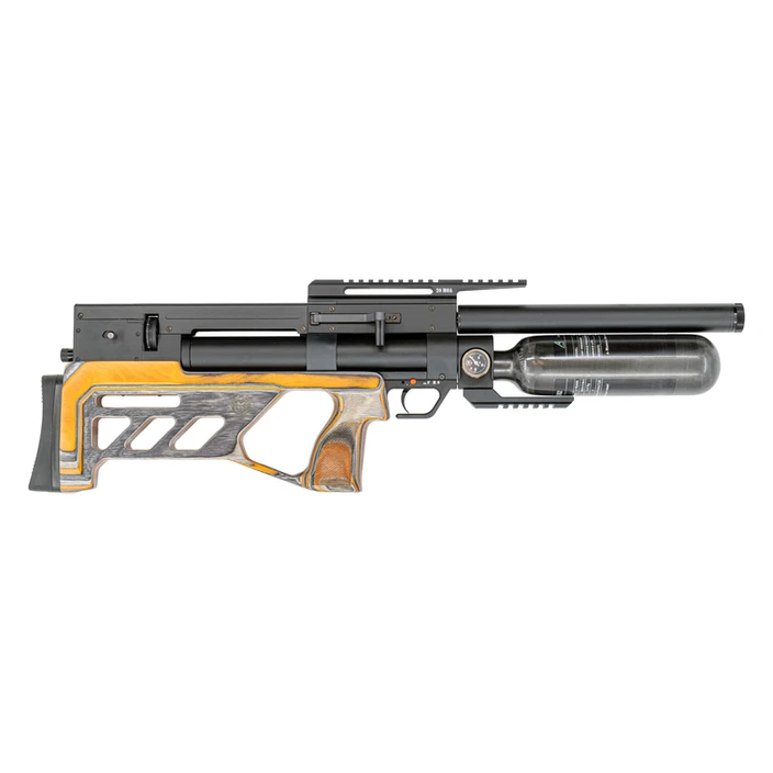 KalibrGun Cricket 2 Tactical Lava Orange Laminate PCP Air Rifle